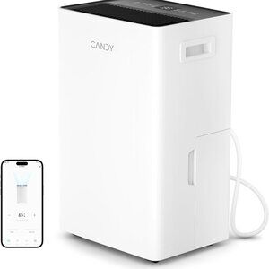 Candy 4500 Sq.Ft Dehumidifier for Basement,80 Pints